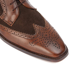 Royal Shaded High Ankle Brogue Laces Shoe
