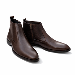 Brown Mild Ankle Boots Cow Leather