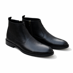 Black Mild Ankle Boots Cow Leather
