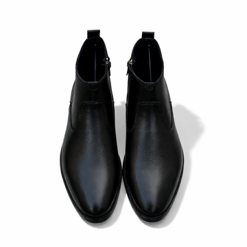 Black Mild Ankle Boots Cow Leather